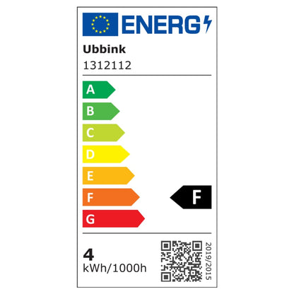 Ubbink Waterval met LED's Nevada 60 cm roestvrij staal