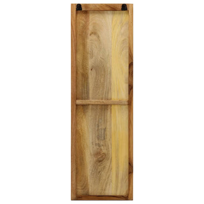 Wandkapstokken 2 st 36x110x3 cm massief mangohout