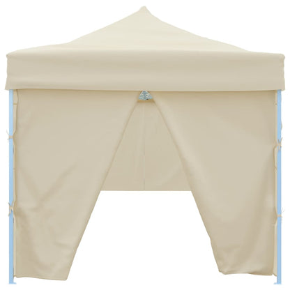 Vouwtent pop-up met 8 zijwanden 3x9 m crème