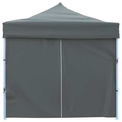 Vouwtent pop-up met 8 zijwanden 3x9 m antraciet