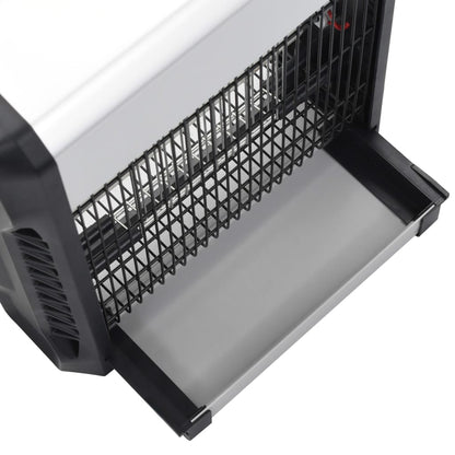 Vliegendoder 12 W aluminium ABS zwart