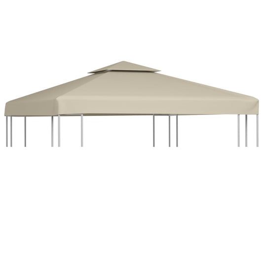 Vervangend tentdoek prieel 310 g/m² 3x3 m beige