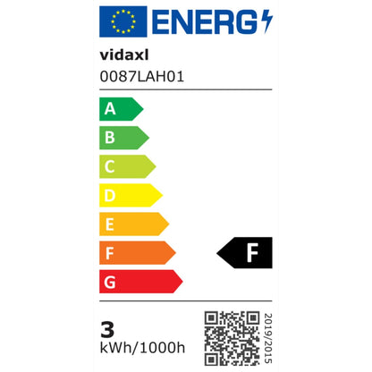 Wandlamp met sensor LED cilindervormig RVS zwart