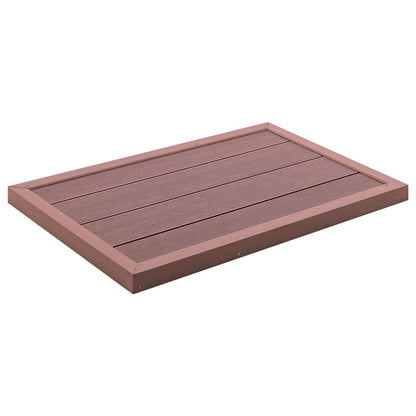 Vloerelement voor solardouche 101x63x5,5 cm HKC bruin