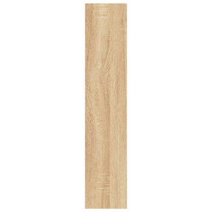 Wandschap 90x16x78 cm bewerkt hout sonoma eikenkleurig