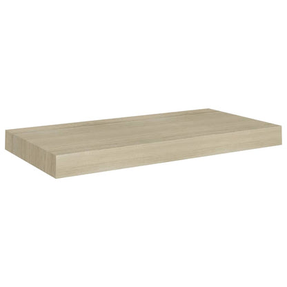 Wandschappen zwevend 4 st 50x23x3,8 cm MDF eikenkleurig