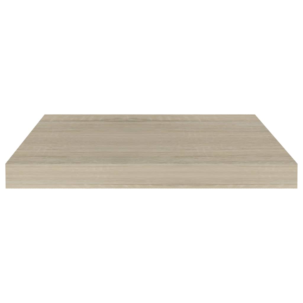 Wandschappen zwevend 4 st 50x23x3,8 cm MDF eikenkleurig