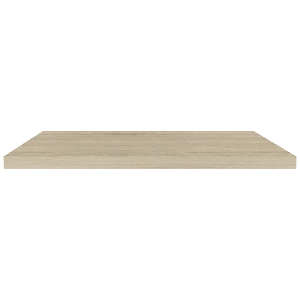 Wandschappen zwevend 4 st 90x23,5x3,8 cm MDF eikenkleurig