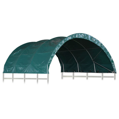 Veetent 3,7x3,7 m PVC groen