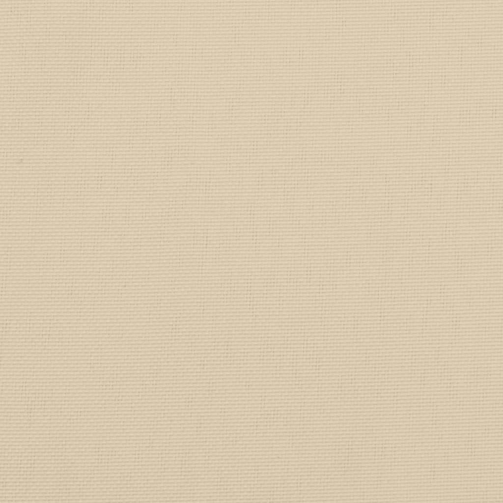 Tuinstoelkussens 6 st 40x40x3 cm oxford stof beige