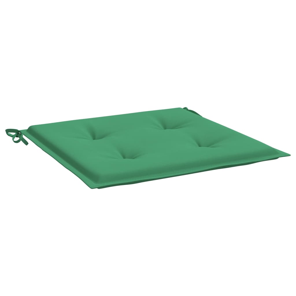 Tuinstoelkussens 6 st 40x40x3 cm oxford stof groen