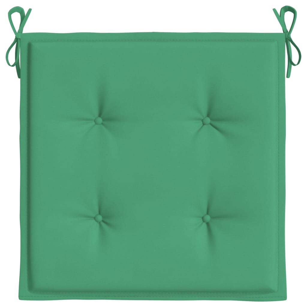 Tuinstoelkussens 6 st 40x40x3 cm oxford stof groen