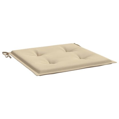 Tuinstoelkussens 4 st 50x50x3 cm oxford stof beige