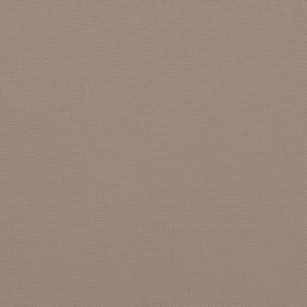 Tuinstoelkussens 4 st 50x50x3 cm oxford stof taupe