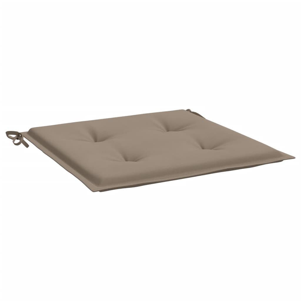 Tuinstoelkussens 6 st 50x50x3 cm oxford stof taupe