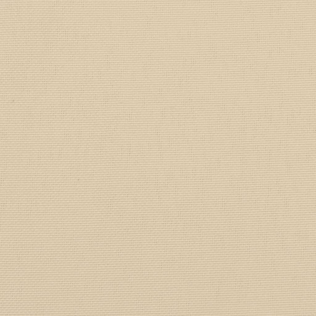 Tuinstoelkussens 6 st 100x50x3 cm oxford stof beige