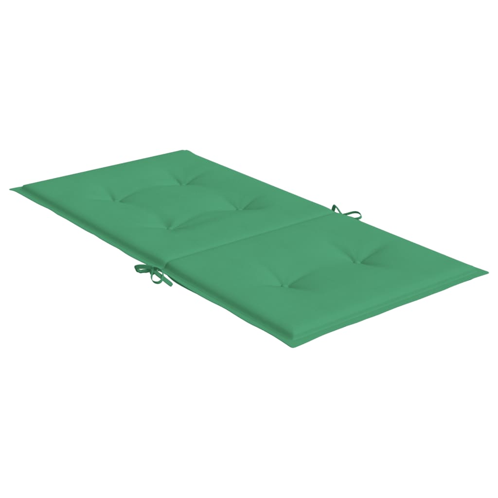 Tuinstoelkussens 6 st 100x50x3 cm oxford stof groen