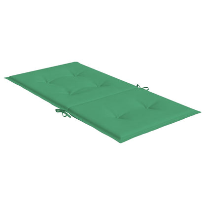 Tuinstoelkussens 6 st 100x50x3 cm oxford stof groen