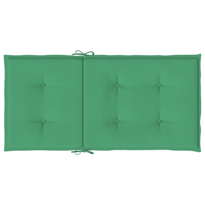 Tuinstoelkussens 6 st 100x50x3 cm oxford stof groen