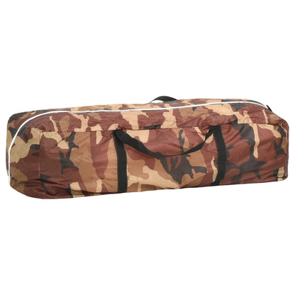 Zwembadtent 660x580x250 cm stof camouflage