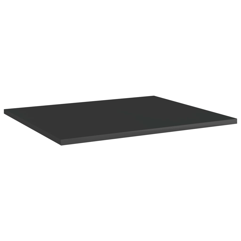 Wandschappen 8 st 60x50x1,5 cm bewerkt hout hoogglans zwart