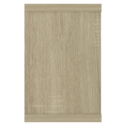 Wandschappen kubus 4 st 60x15x23 cm bewerkt hout sonoma eiken