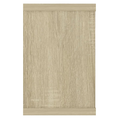 Wandschappen kubus 6 st 60x15x23 cm bewerkt hout sonoma eiken