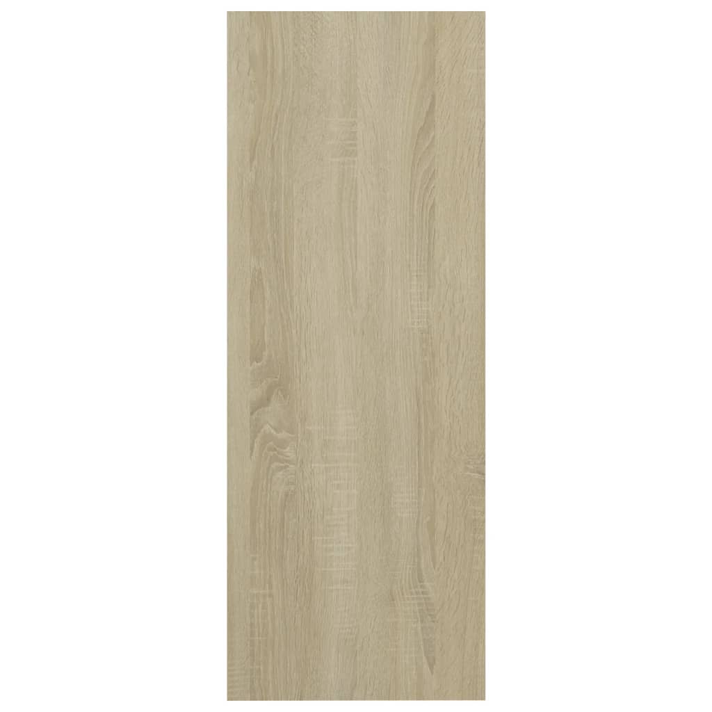 Wandtafel 105x30x80 cm bewerkt hout sonoma eikenkleurig