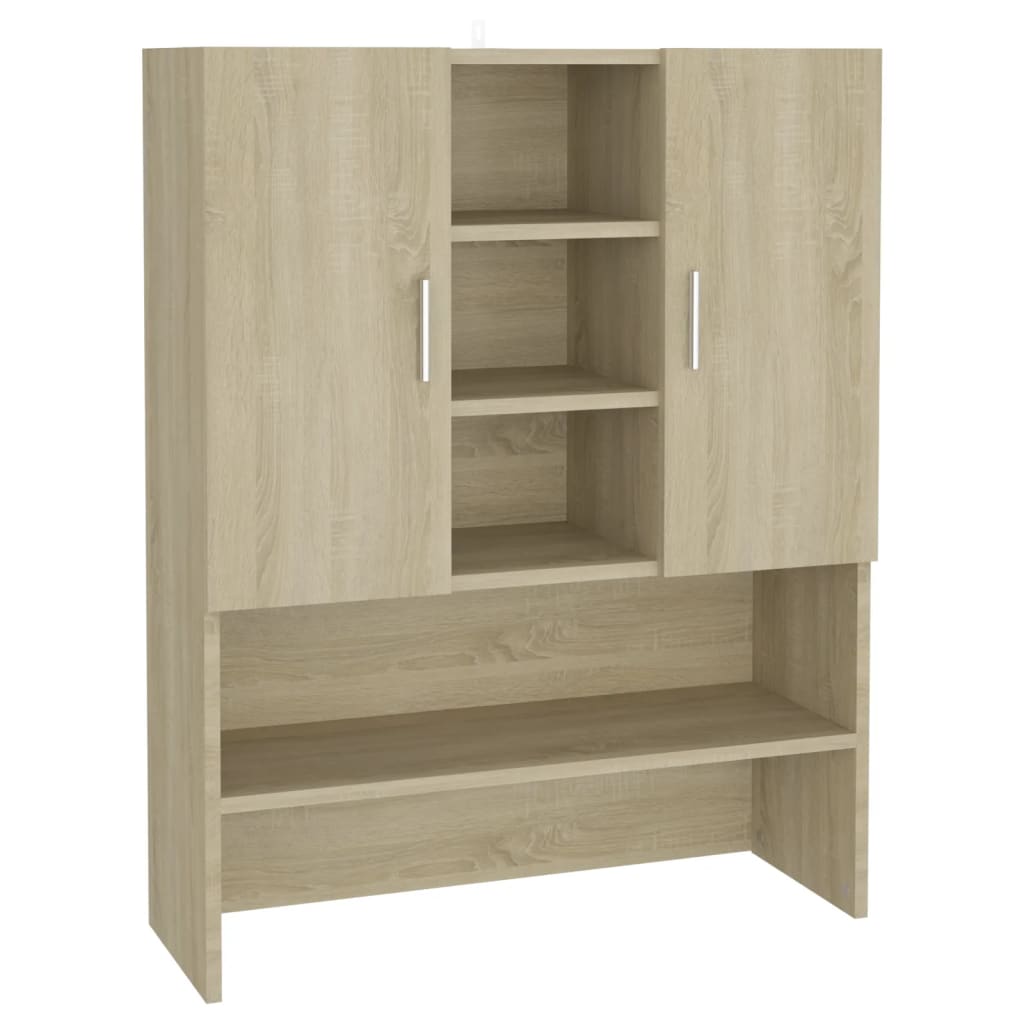 Wasmachinekast 70,5x25,5x90 cm sonoma eikenkleurig