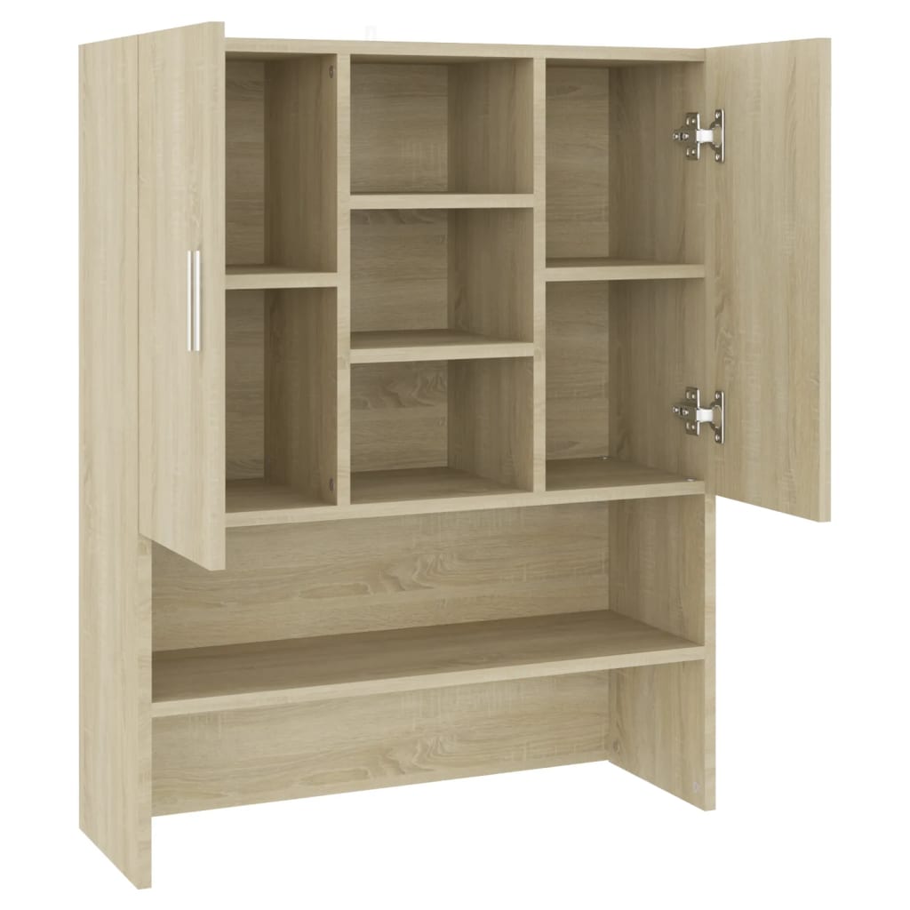 Wasmachinekast 70,5x25,5x90 cm sonoma eikenkleurig