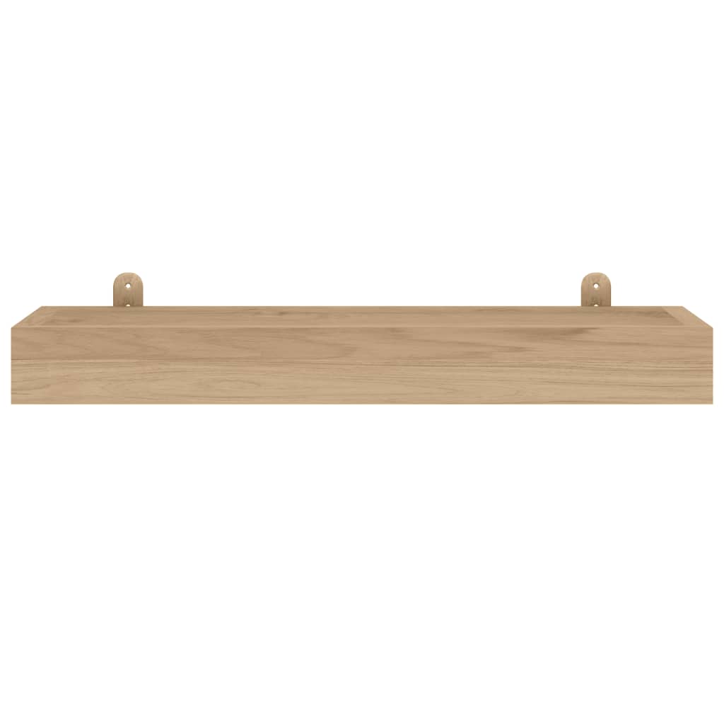 Wandschappen 2 st 60x15x4 cm massief teakhout