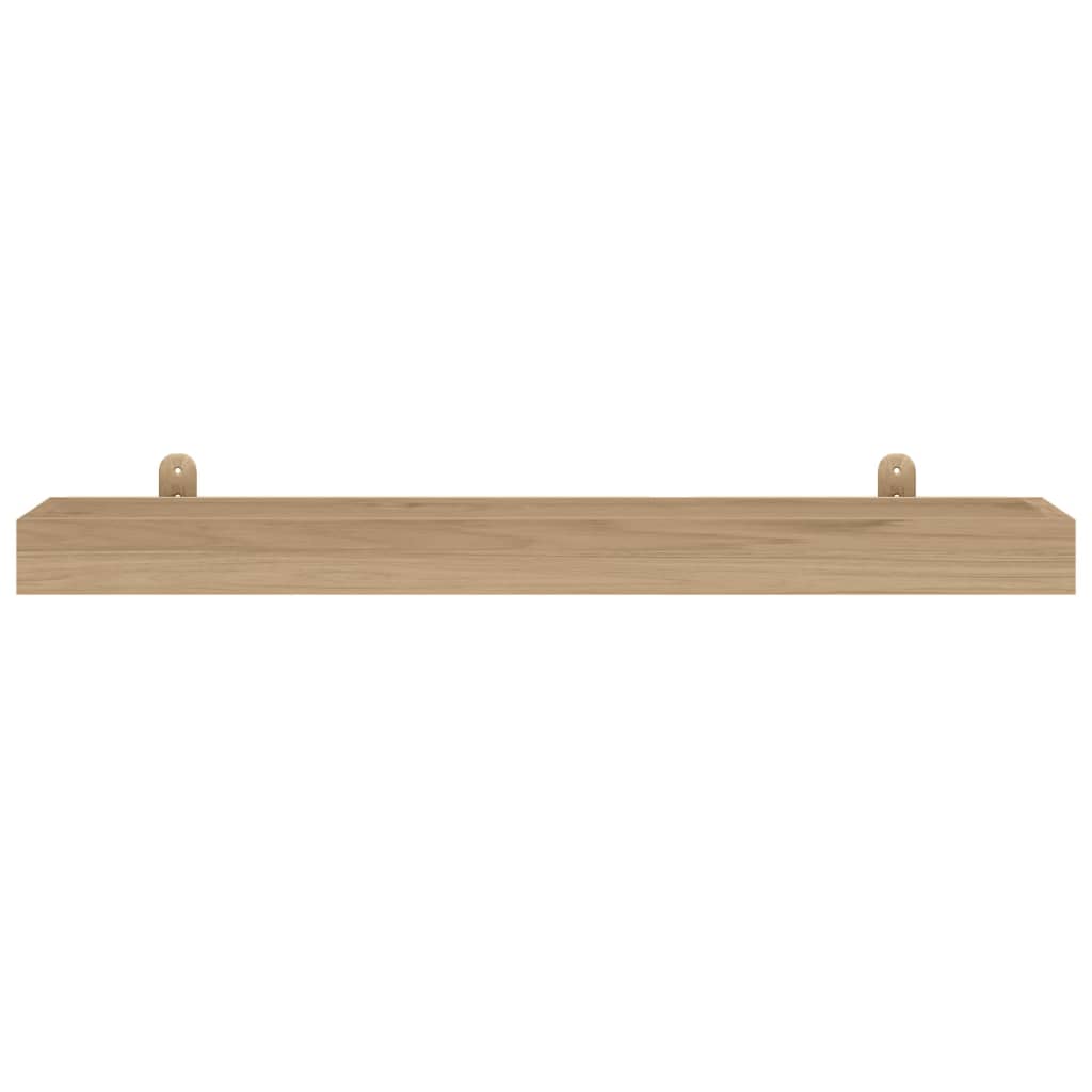 Wandschappen 2 st 90x15x4 cm massief teakhout