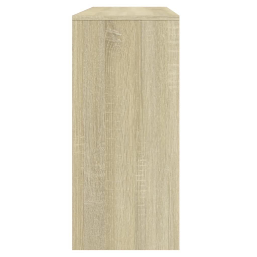 Wandtafel 100x35x76,5 cm bewerkt hout sonoma eikenkleurig