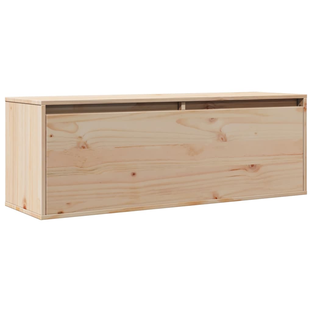 Wandkast 100x30x35 cm massief grenenhout