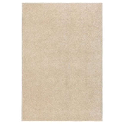 Vloerkleed kortpolig 160x230 cm beige