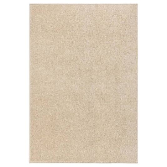 Vloerkleed kortpolig 160x230 cm beige