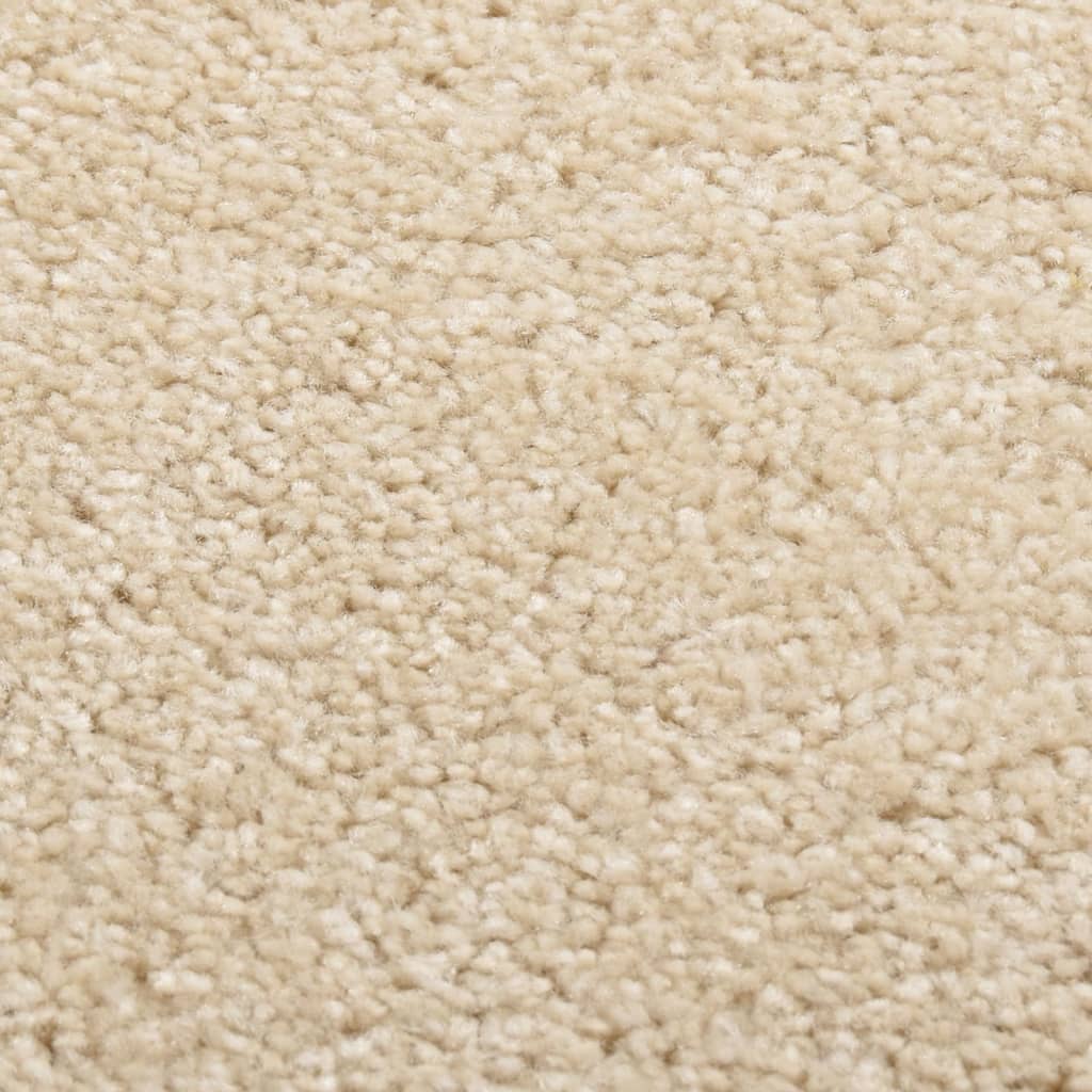 Vloerkleed kortpolig 160x230 cm beige