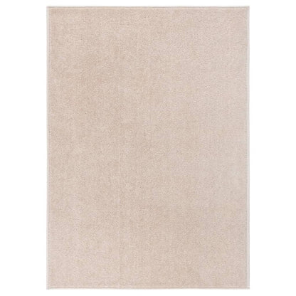 Vloerkleed kortpolig 120x170 cm donkerbeige