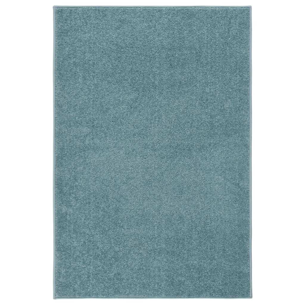 Vloerkleed kortpolig 160x230 cm blauw