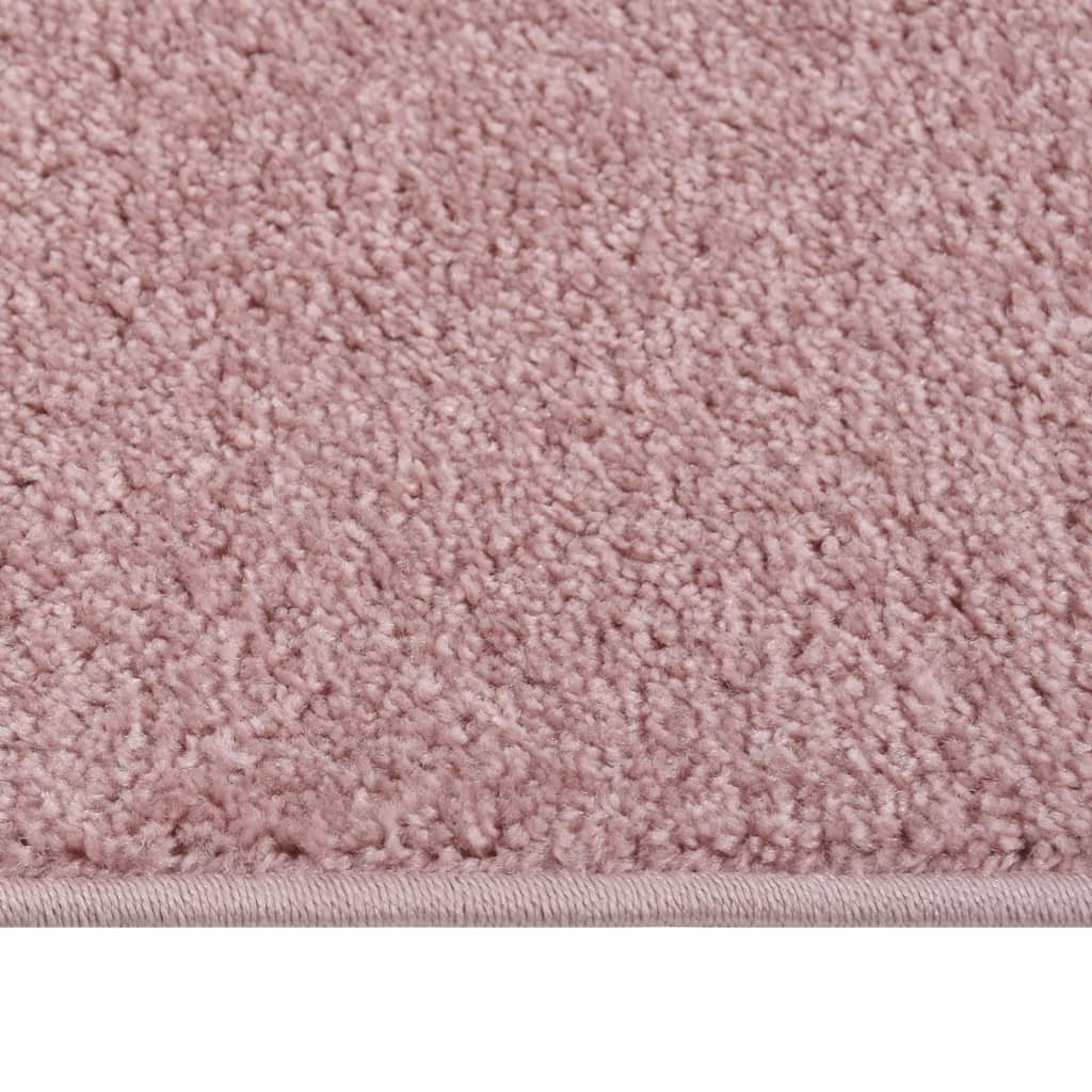 Vloerkleed kortpolig 240x340 cm roze