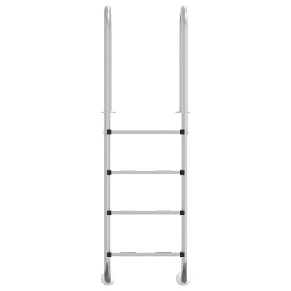 Zwembadladder 54x38x184,5 cm 304 roestvrij staal