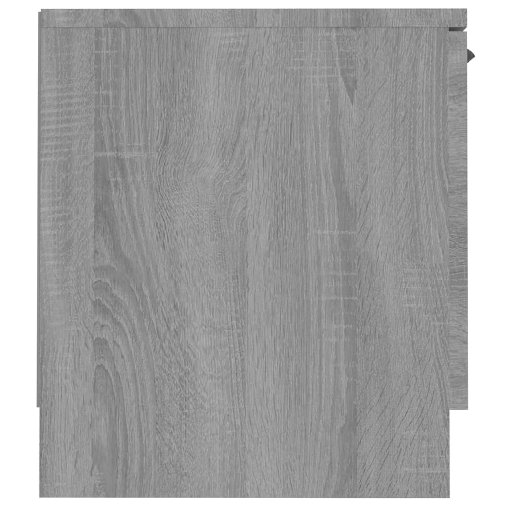 Tv-meubel 140x35x40 cm bewerkt hout grijs sonoma eikenkleurig