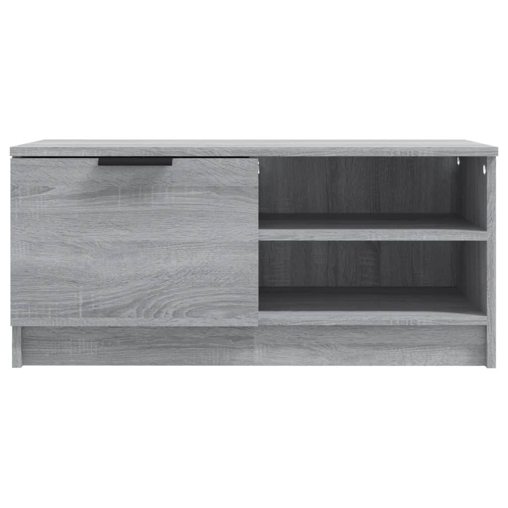 Tv-meubelen 2 st 80x35x36,5 cm bewerkt hout grijs sonoma eiken