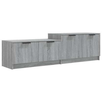 Tv-meubel 158,5x36x45 cm bewerkt hout grijs sonoma eikenkleurig