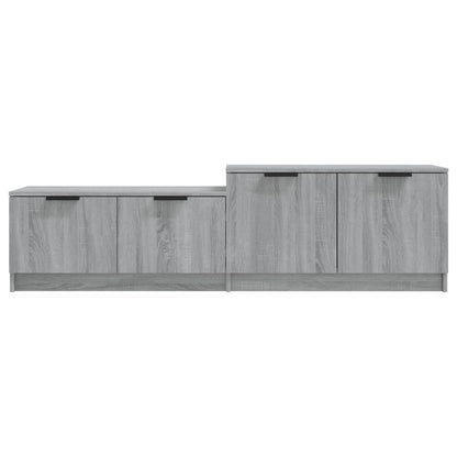 Tv-meubel 158,5x36x45 cm bewerkt hout grijs sonoma eikenkleurig