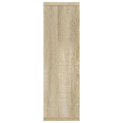 Wandschap 85x16x52,5 cm bewerkt hout sonoma eikenkleurig