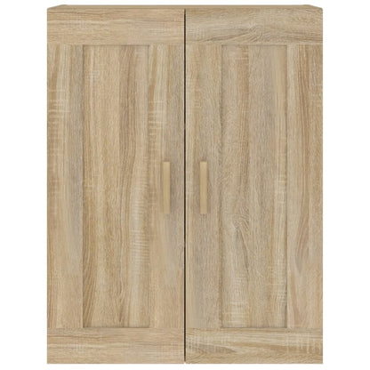 Wandkast 69,5x32,5x90 cm bewerkt hout sonoma eikenkleurig