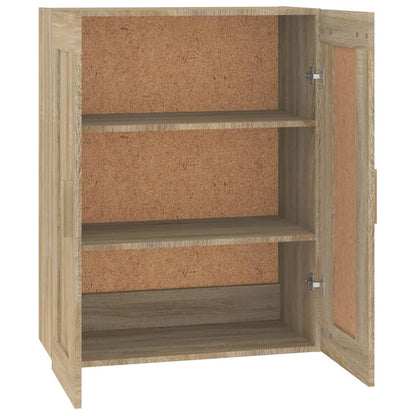 Wandkast 69,5x32,5x90 cm bewerkt hout sonoma eikenkleurig