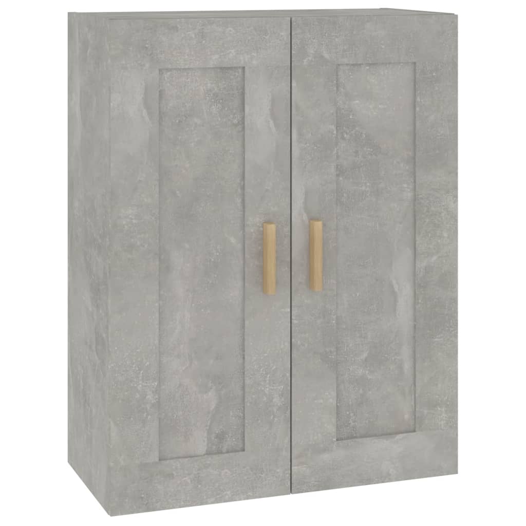 Wandkast 69,5x32,5x90 cm bewerkt hout betongrijs