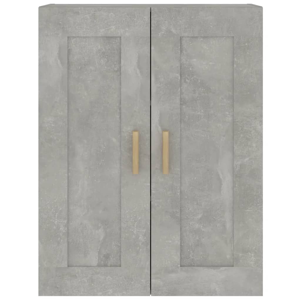 Wandkast 69,5x32,5x90 cm bewerkt hout betongrijs